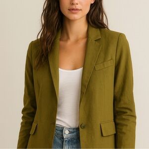 Zadig & Voltaire | Verys Officer Blazer | Olive | Jacket Open Front | Olive